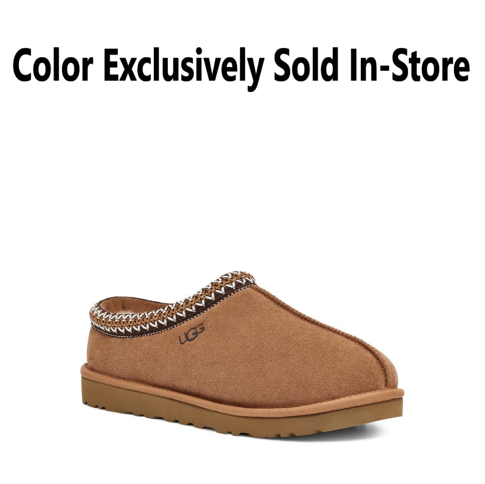 UGG Tasman Chestnut Suede Sheepskin Slippers Mens 8 5950 Brown Slip On Shoes UGG Men main image 2
