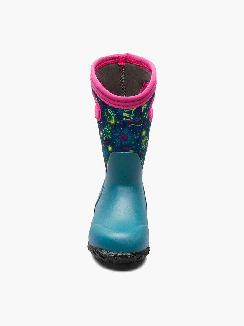 York Neon Unicorn Kids Rainboots (73086)