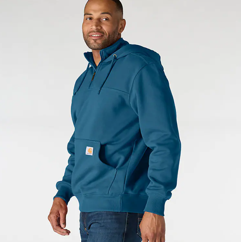 Rain Defender Loose Fit Heavyweight Quarter-Zip Hoodie (100617)