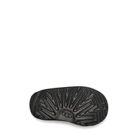 Black sole of a shoe on a white background