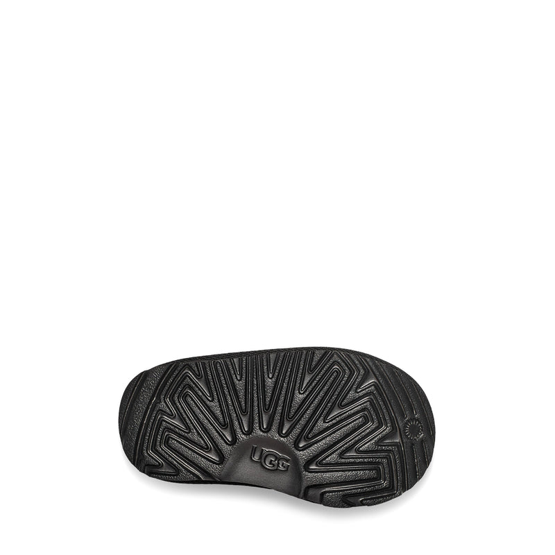 Black sole of a shoe on a white background