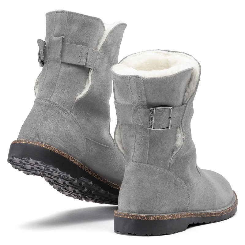 Upsala Shearling Suede Graphite Boot (1021084)