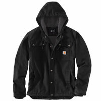 Relaxed Fit Washed Duck Sherpa-Lined Utility Jacket (103826)