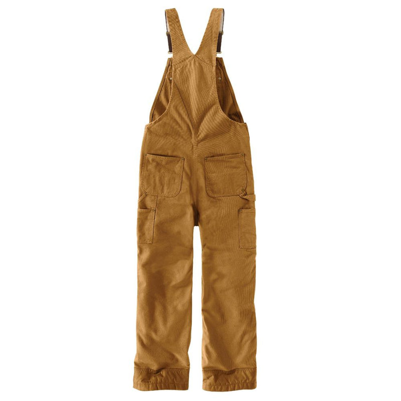 Washed Duck Bib Overalls Quilt Lined (104031)