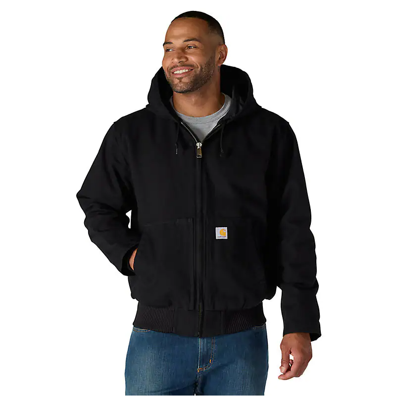 J130 Loose Fit Washed Duck Insulated Active Jacket (104050)