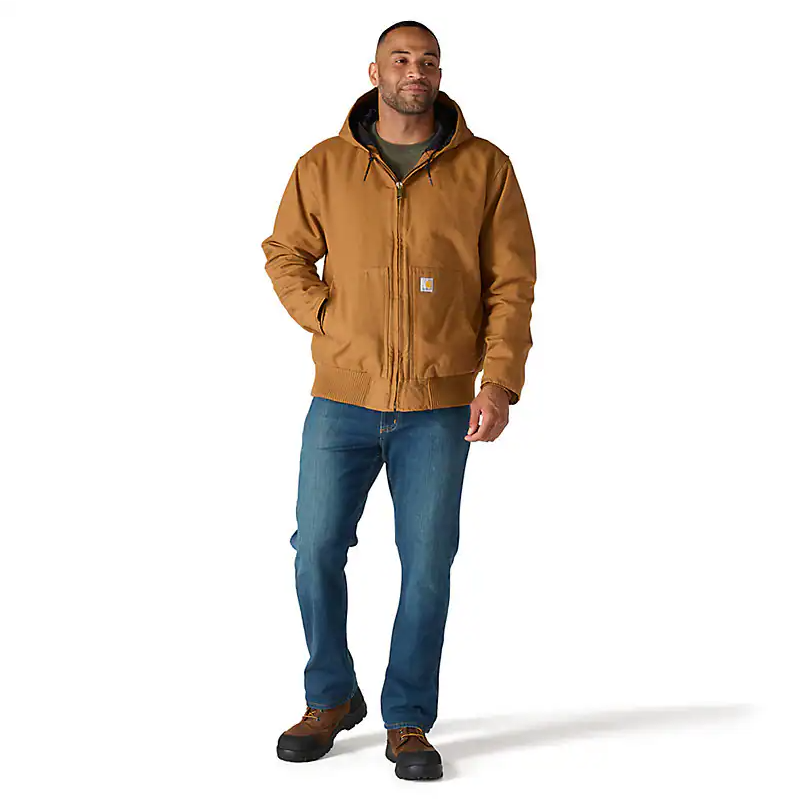 J130 Loose Fit Washed Duck Insulated Active Jacket (104050)