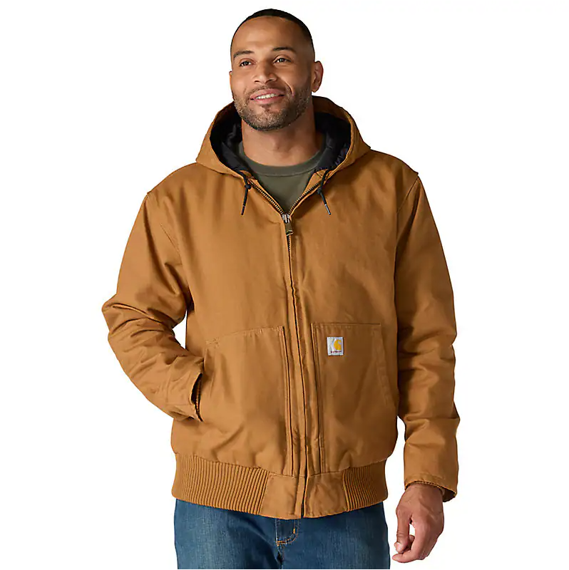 J130 Loose Fit Washed Duck Insulated Active Jacket (104050)