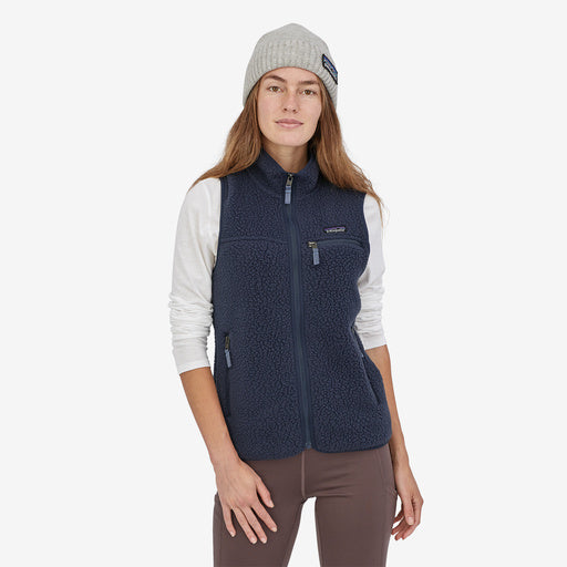 Women's retro pile vest outlet