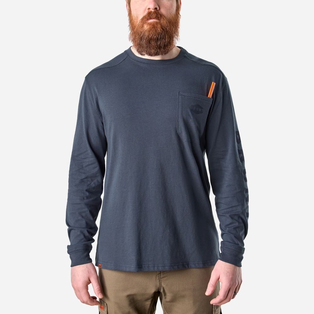 The Martin BRUNT Long Sleeve Pocket Tee