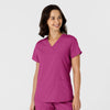 W23 Women's V-Neck Top w/Flex Side Panels (6145)