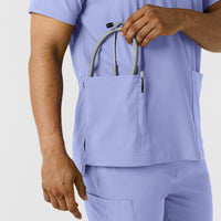 Boundless Mens Multi Pocket VNeck Scrub Top (6351)