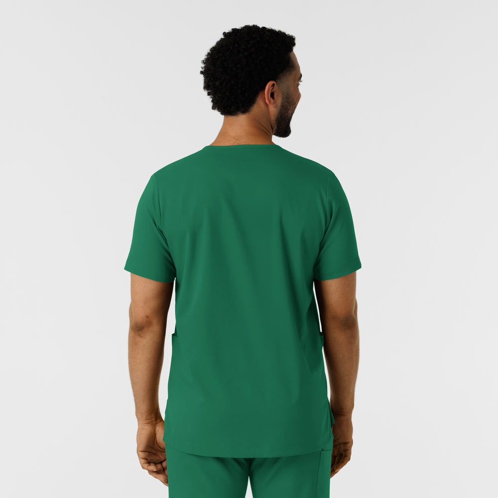 Boundless Mens Multi Pocket VNeck Scrub Top (6351)