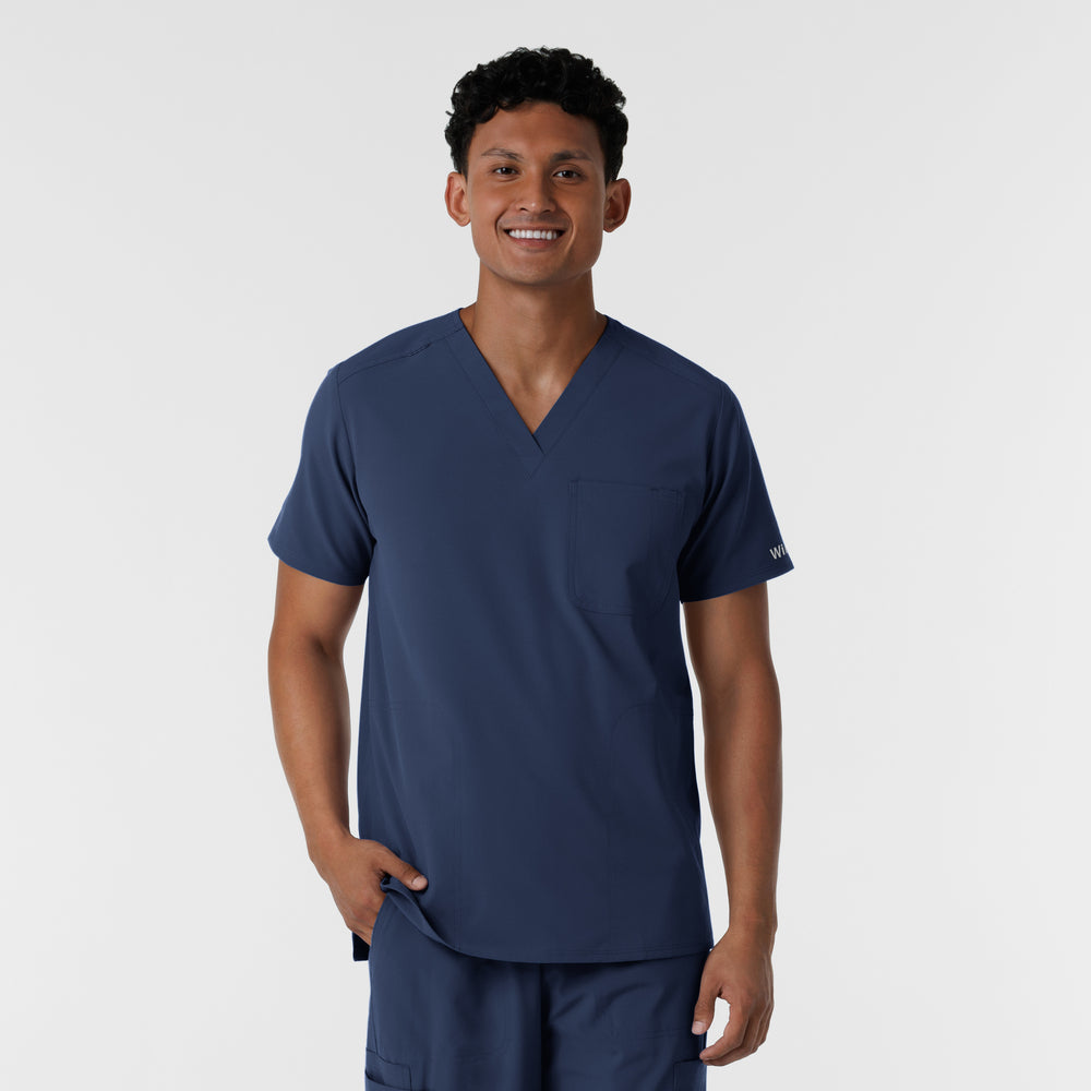 NURTUR Men's V-Neck Scrub Top (6380)