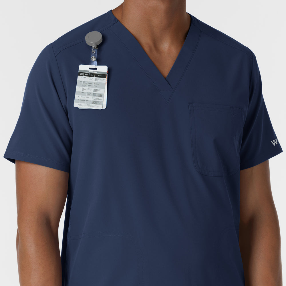 NURTUR Men's V-Neck Scrub Top (6380)