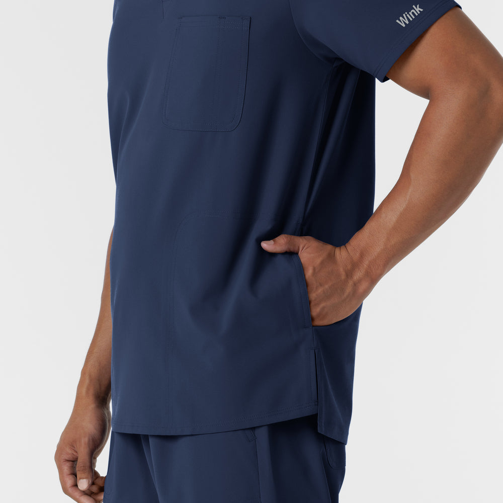 NURTUR Men's V-Neck Scrub Top (6380)