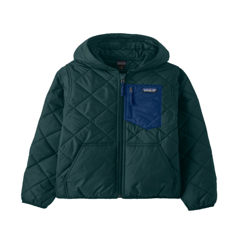 Kids Diamond Quilted Hoody (65815)