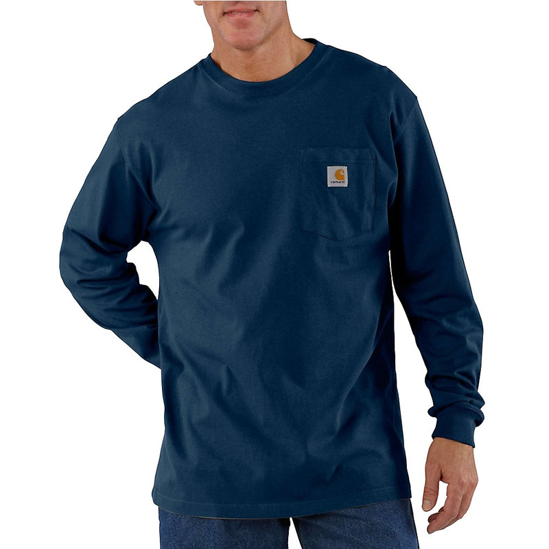 Loose Fit Heavyweight Long-Sleeve Pocket T-Shirt (K126)