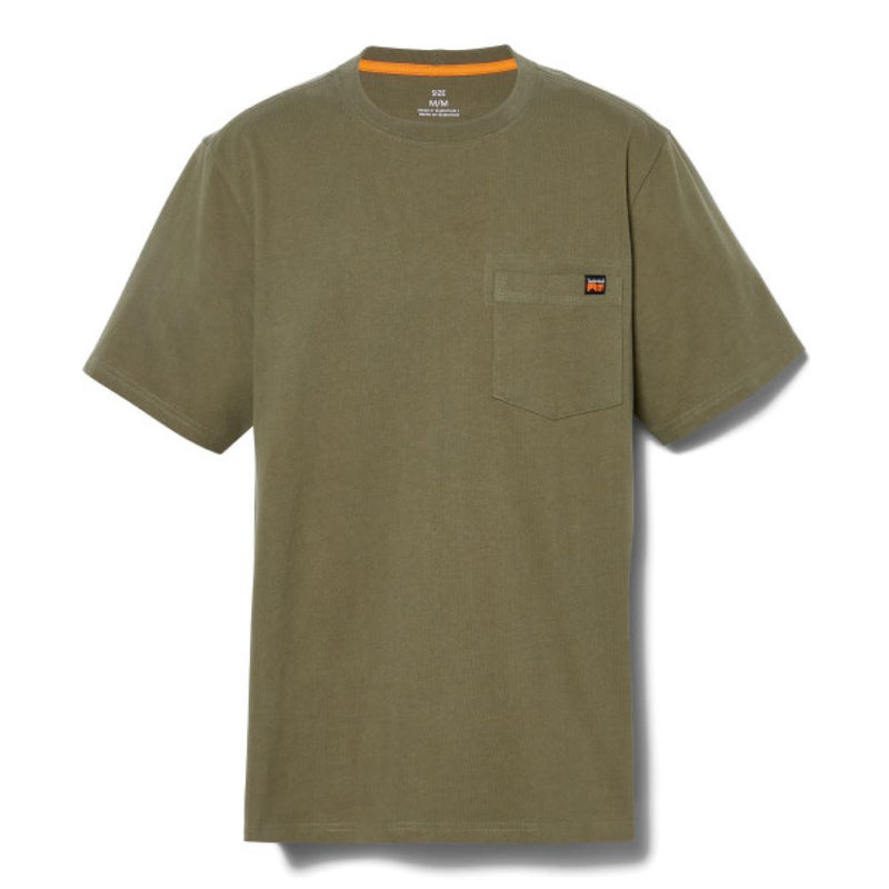 Core Pocket Short Sleeve T-Shirt Olive (A6ER3-H08)