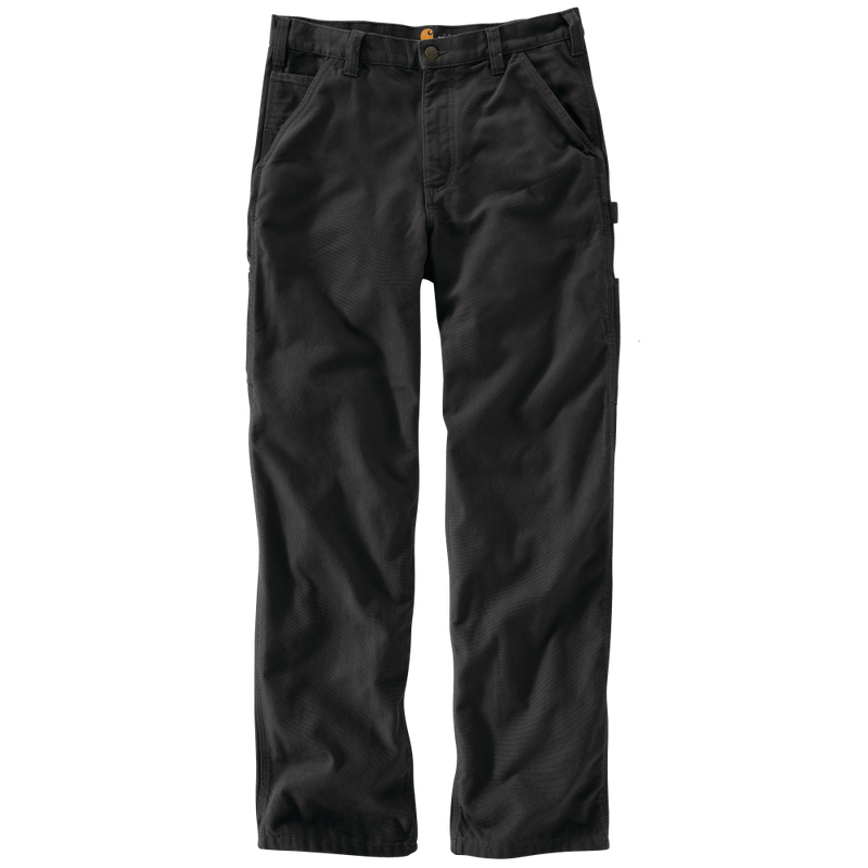 Loose Fit Washed Duck Utility Work Pant Black (B11 BLK)