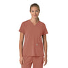 Force Cross Flex Women's Flex Panel V-Neck Scrub Top (C13210)