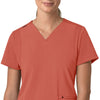 Force Cross Flex Women's Flex Panel V-Neck Scrub Top (C13210)