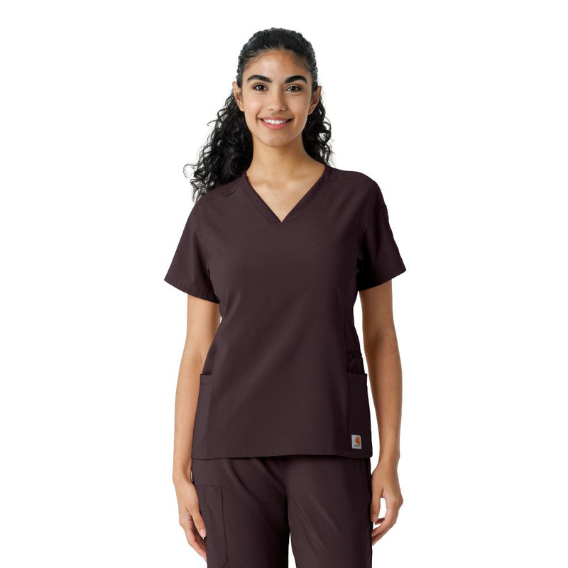 Force CrossFlex Knit Panel Scrub Top (C13310)