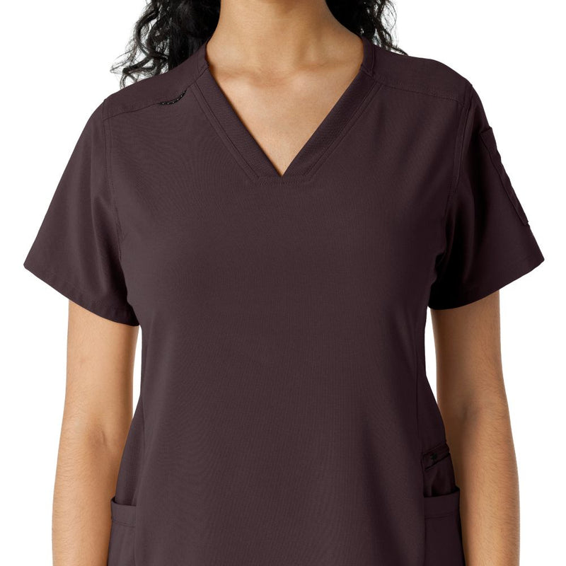 Force CrossFlex Knit Panel Scrub Top (C13310)