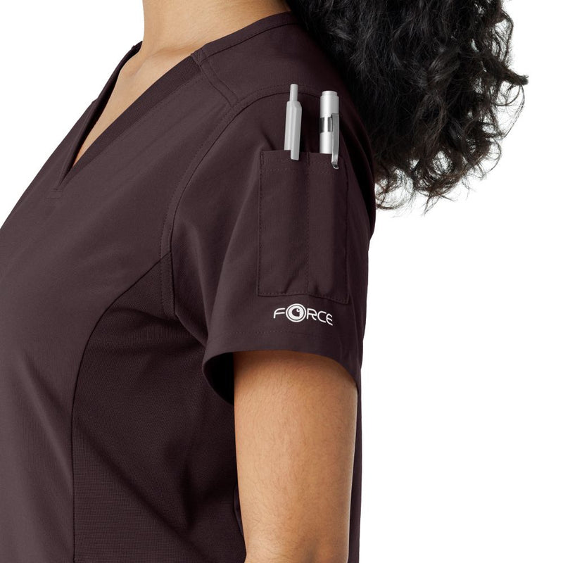 Force CrossFlex Knit Panel Scrub Top (C13310)