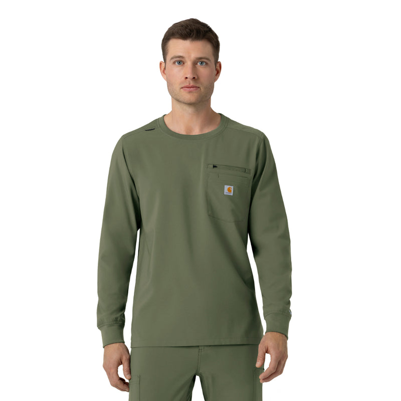 Force Cross-Flex Men's Force Long Sleeve Crew Neck Top (C16610)