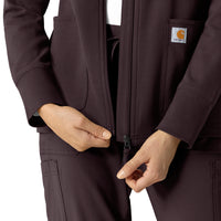 Layers Women's Full Zip Waffle Hoodie (C82008)