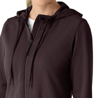 Layers Women's Full Zip Waffle Hoodie (C82008)