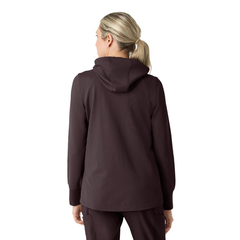 Layers Women's Full Zip Waffle Hoodie (C82008)