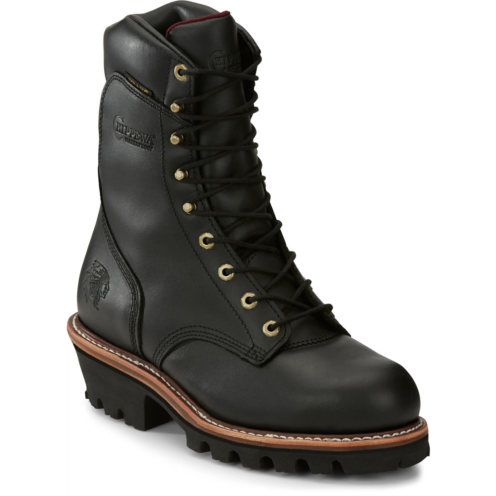 Super DNA 9" Waterproof Steel Toe Insulated Logger Work Boot