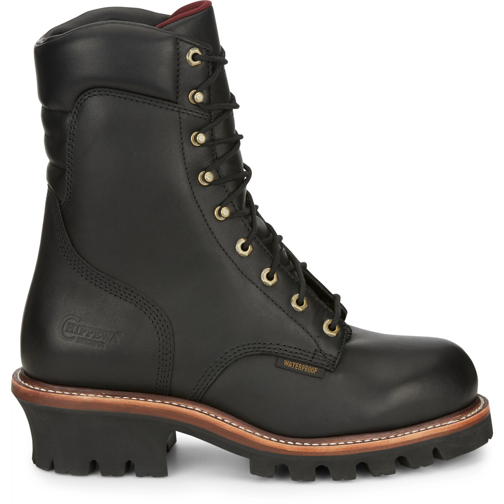 Super DNA 9" Waterproof Steel Toe Insulated Logger Work Boot