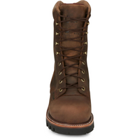 Super DNA 9" Waterproof Steel Toe Insulated Logger Work Boot