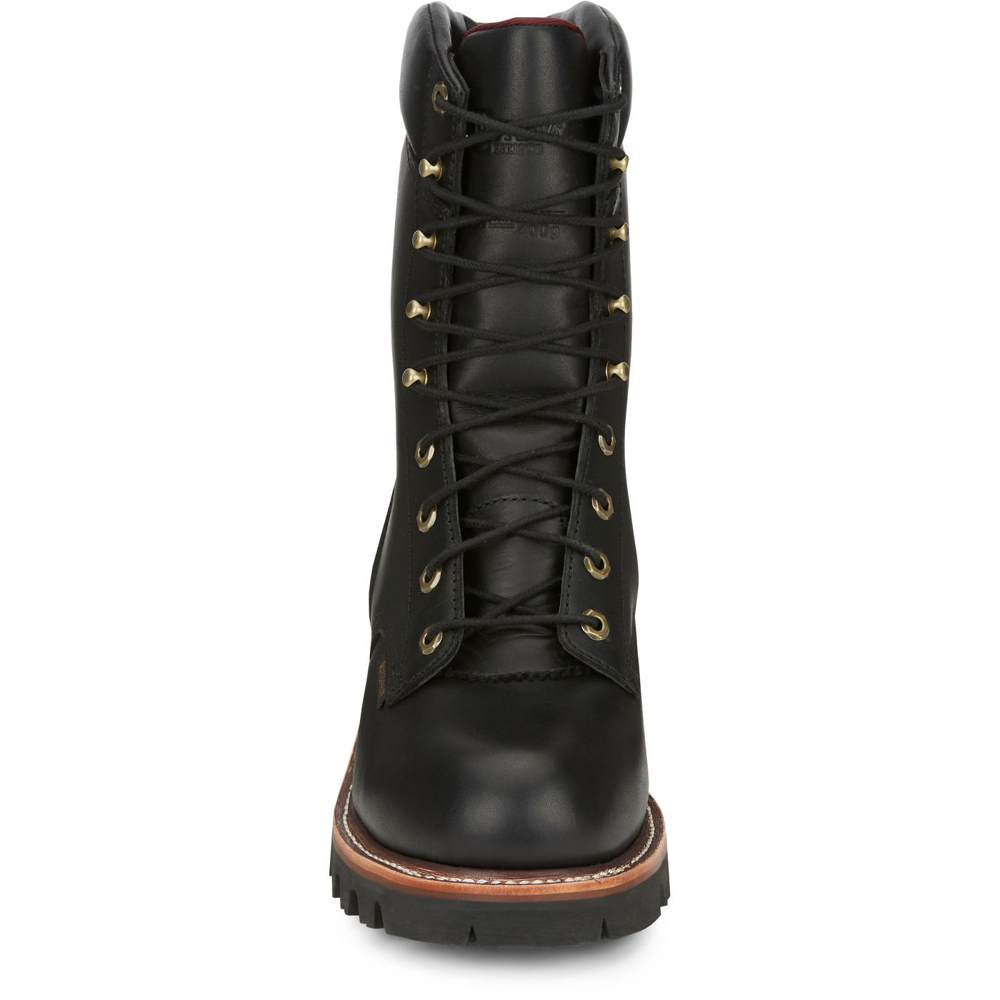 Super DNA 9" Waterproof Steel Toe Insulated Logger Work Boot