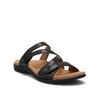 Double U Leather Slide Sandal