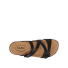 Double U Leather Slide Sandal