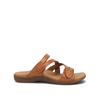 Double U Leather Slide Sandal