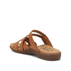 Double U Leather Slide Sandal