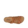 Double U Leather Slide Sandal