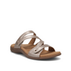 Double U Leather Slide Sandal