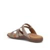 Double U Leather Slide Sandal