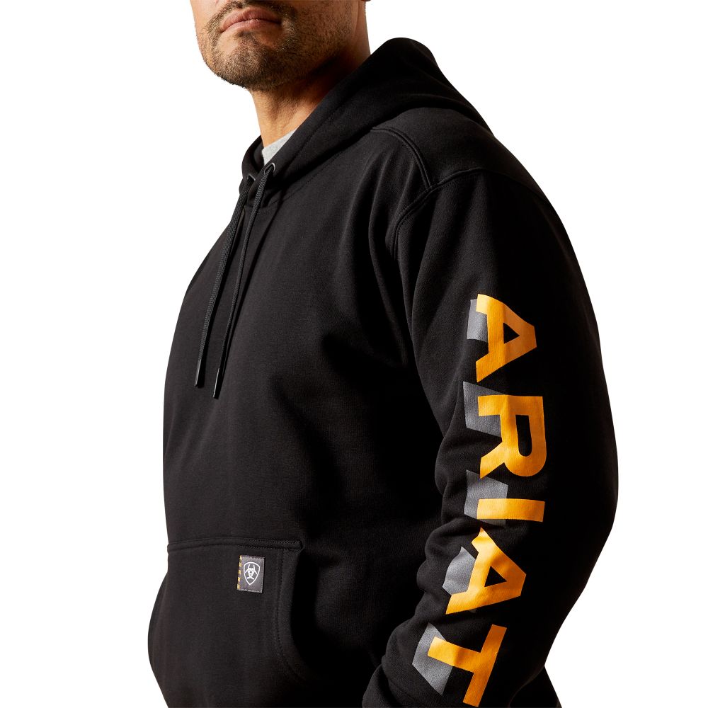 Rebar Lightweight Logo Hoodie