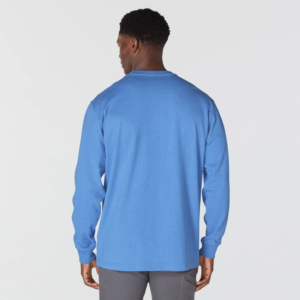 Loose Fit Heavyweight Long-Sleeve Pocket T-Shirt