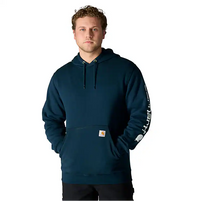 Loose Fit Midweight Logo Sleeve Graphic Sweatshirt