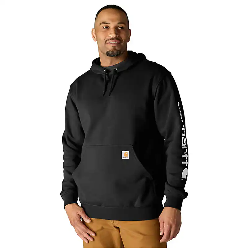 Loose Fit Midweight Logo Sleeve Graphic Sweatshirt