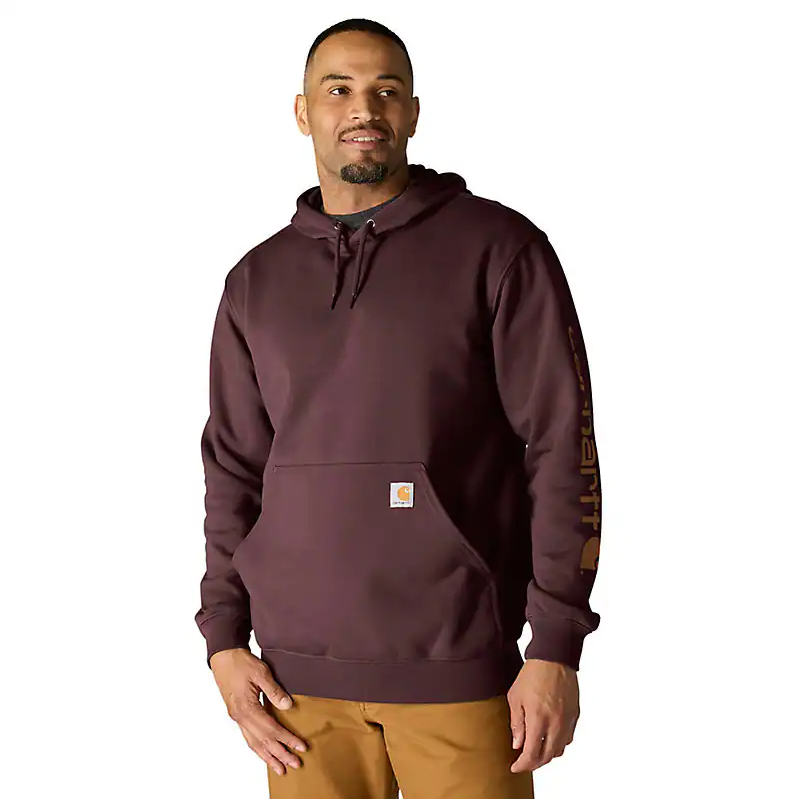 Loose Fit Midweight Logo Sleeve Graphic Sweatshirt