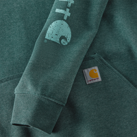 Loose Fit Midweight Logo Sleeve Graphic Sweatshirt