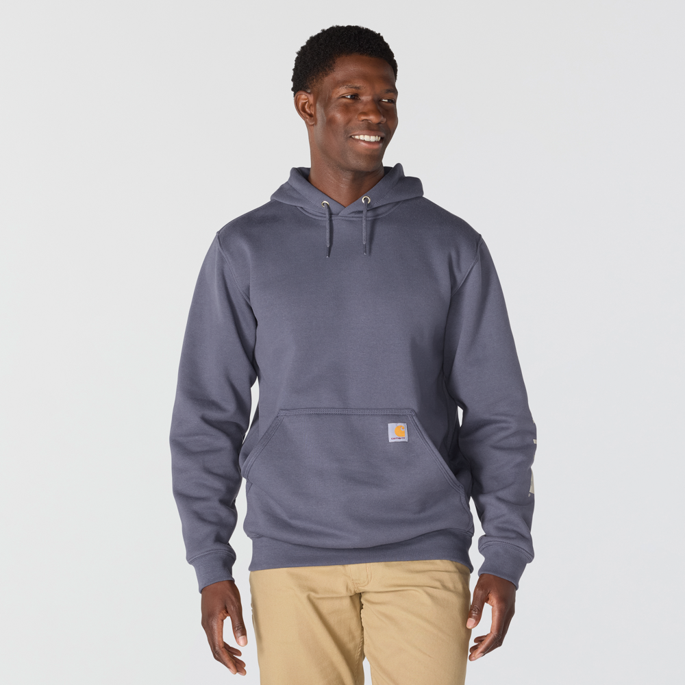 Loose Fit Midweight Logo Sleeve Graphic Sweatshirt